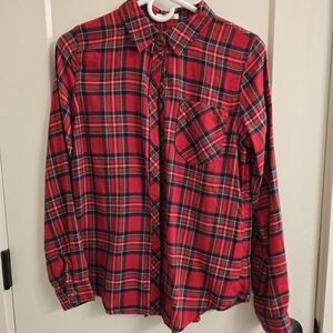 Maurices Vibrant Plaid Shirt